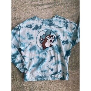 Bucee's Sweatshirt Blue Tie Dye Bucees Sweater Sweatshirt Size Small